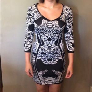 Black & White mini dress